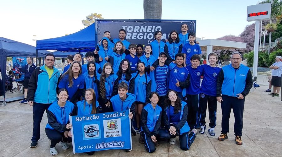 Time Jundiaí de Natação conquista 25 medalhas em torneio regional