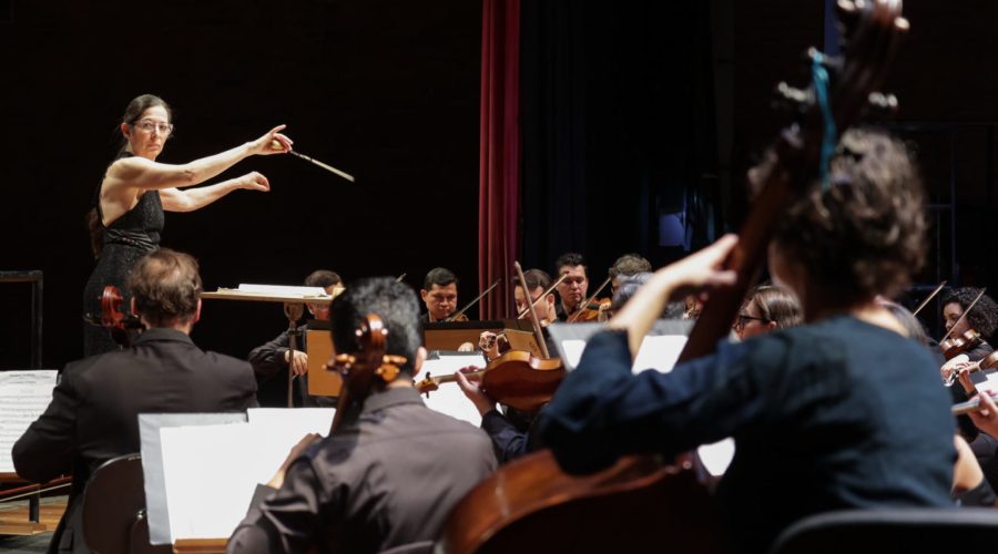 OMJ recebe Letícia Sabatella e Paulo Braga em concerto no Polytheama
