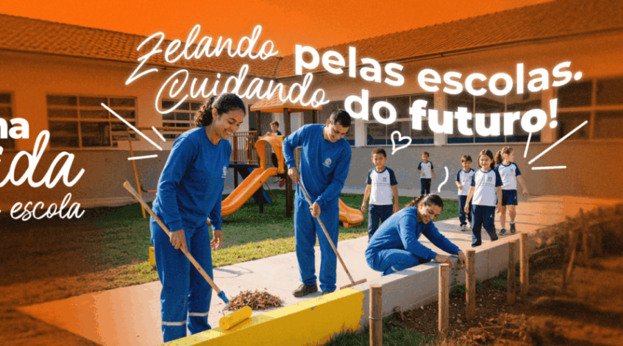 Programa leva mutirão de cuidados às escolas municipais