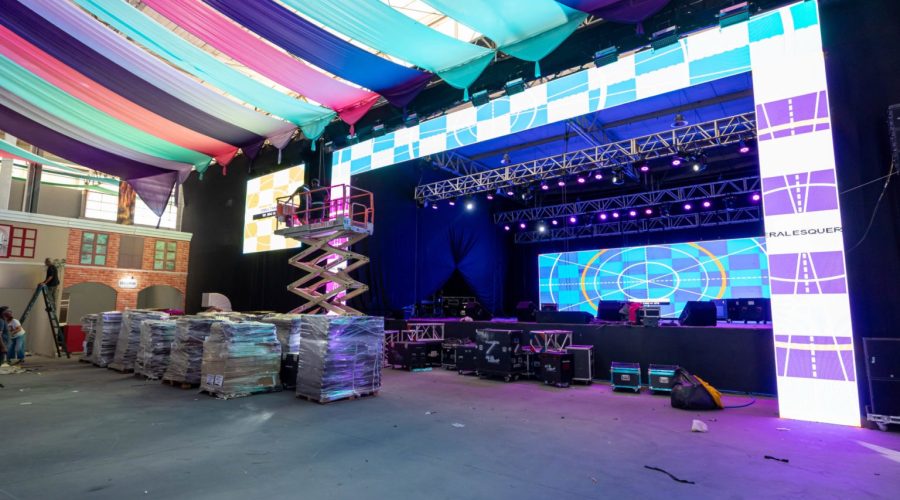 Festa da Uva entra na reta final com ajustes na estrutura antes da abertura