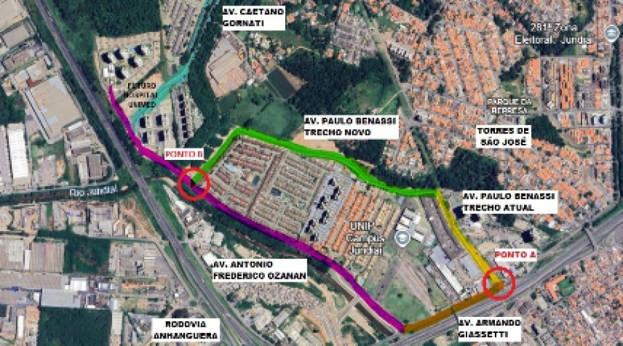 Av. Paulo Benassi é ampliada e vira rota alternativa no Engordadouro