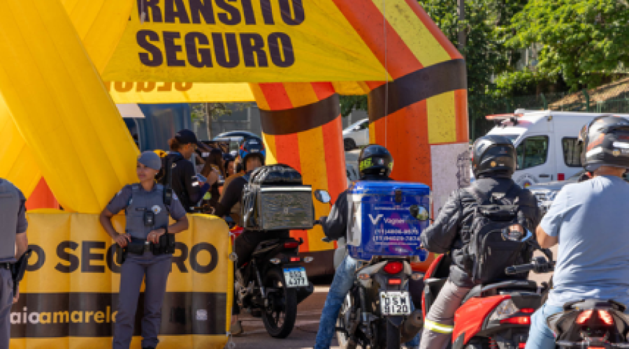 Maio Amarelo reforça conscientização de motociclistas em Jundiaí