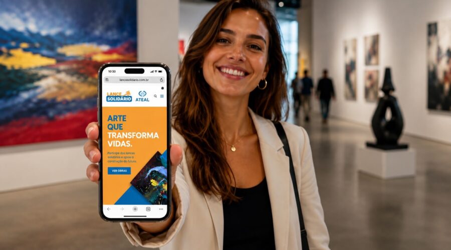 ATEAL lança plataforma que une arte e solidariedade