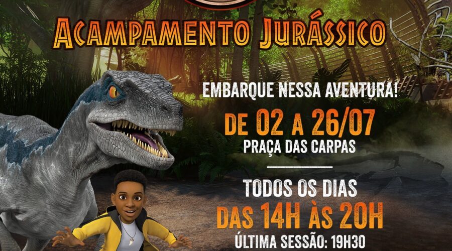 Maxi Shopping promove aventura jurássica gratuita nas férias de julho
