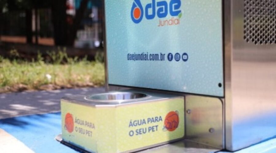 DAE vai instalar novos pontos de hidratação em espaços públicos de Jundiaí