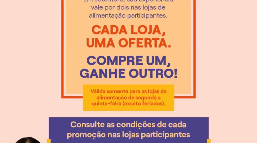 Maxi Shopping lança promoção gastronômica com pratos em dobro