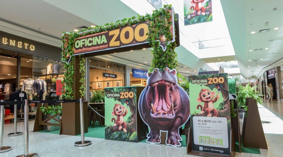 JundiaíShopping oferece oficinas infantis gratuitas na SmartZoo